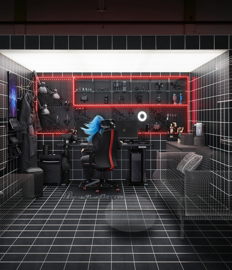 IKEA-gamer odasi dekorasyonu 08