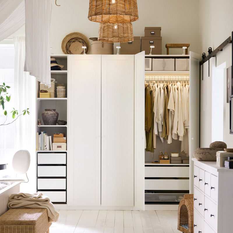 IKEA-kiyafetler icin dolap duzeni 2