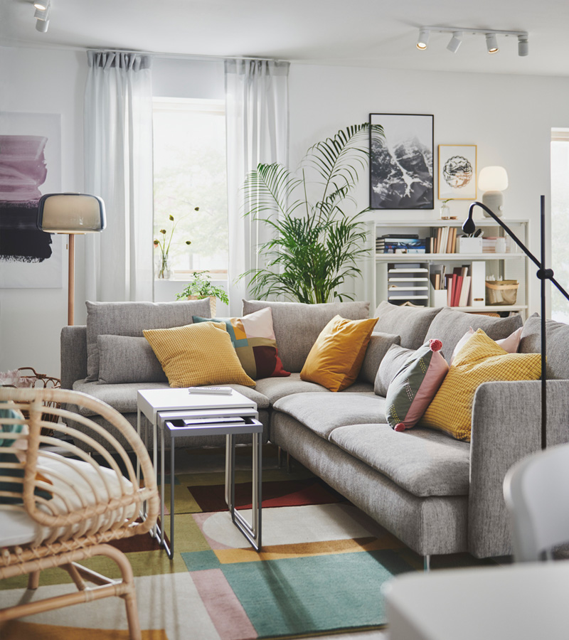 IKEA-gri ev dekorasyonu 3