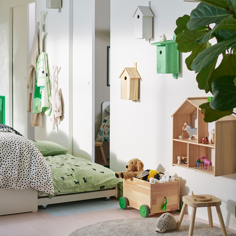 IKEA-herkese yer sunan ortak aile yatak odasi fikirleri 04