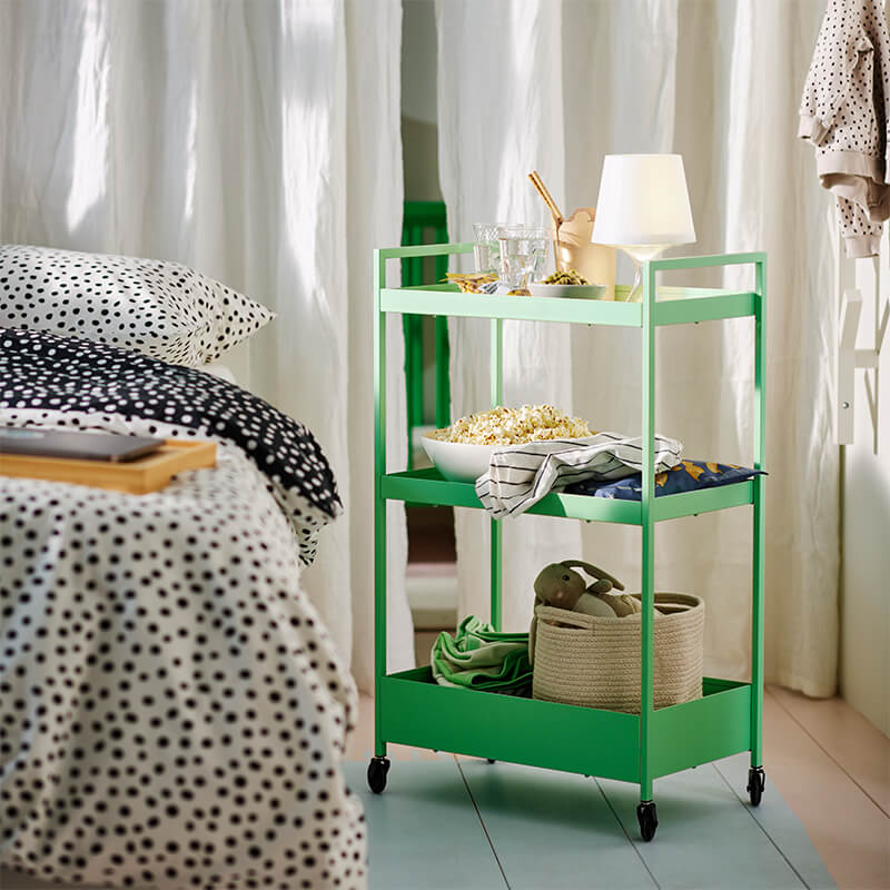 IKEA-herkese yer sunan ortak aile yatak odasi fikirleri 14