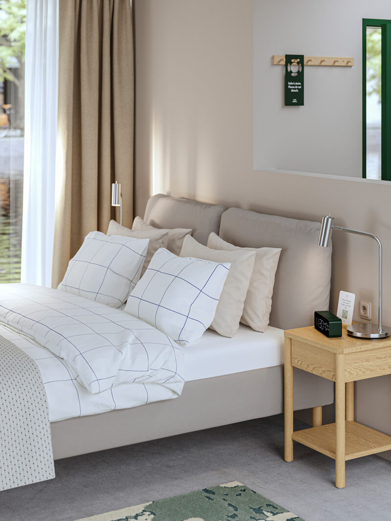 IKEA-modern bir otel odasi 4