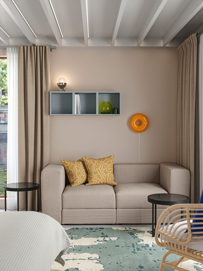 IKEA-modern bir otel odasi 6