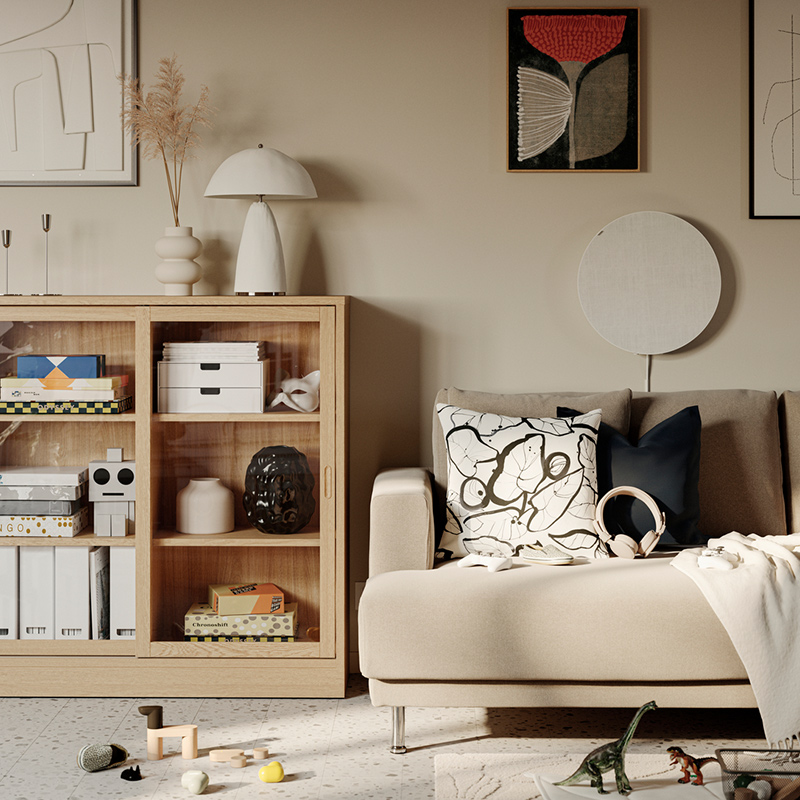IKEA-japandi stili ev dekorasyonu 4