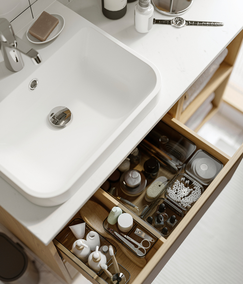 IKEA-lavabo alti banyo depolama fikirleri 4