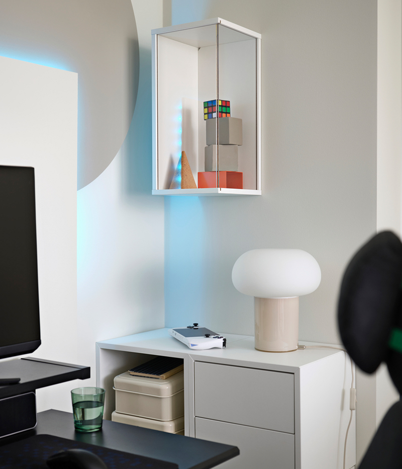 IKEA-modern kucuk alanli pc oyun kosesi 03