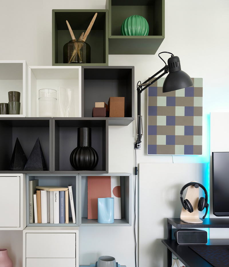 IKEA-modern kucuk alanli pc oyun kosesi 04