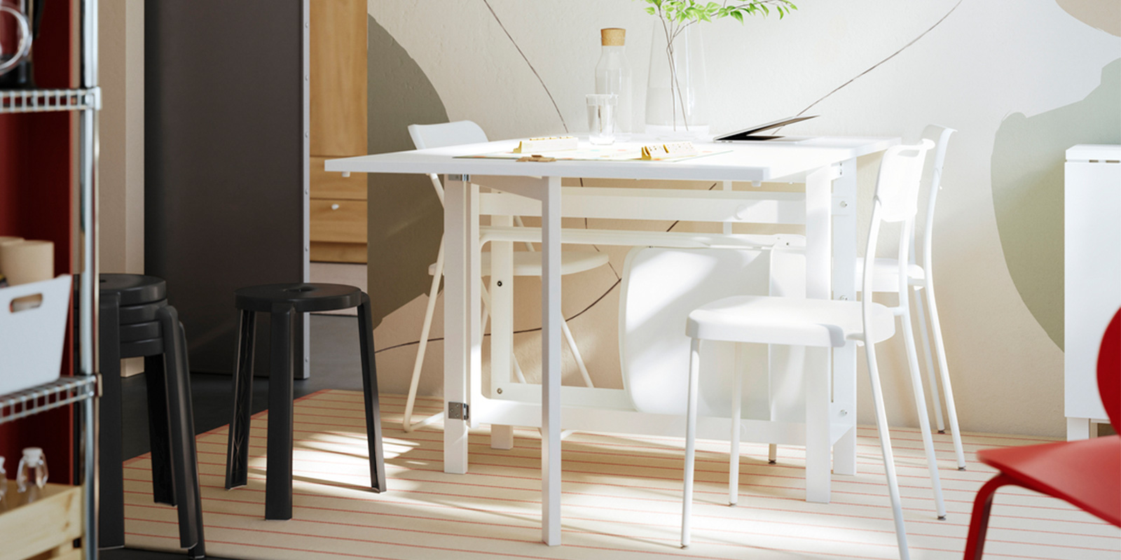 IKEA-iskandinav yemek odasi 1