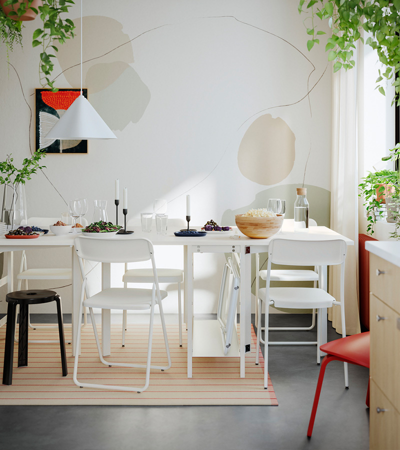 IKEA-iskandinav yemek odasi 4