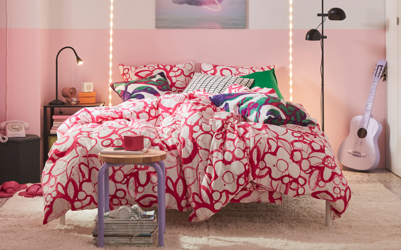 IKEA-pembe saati
