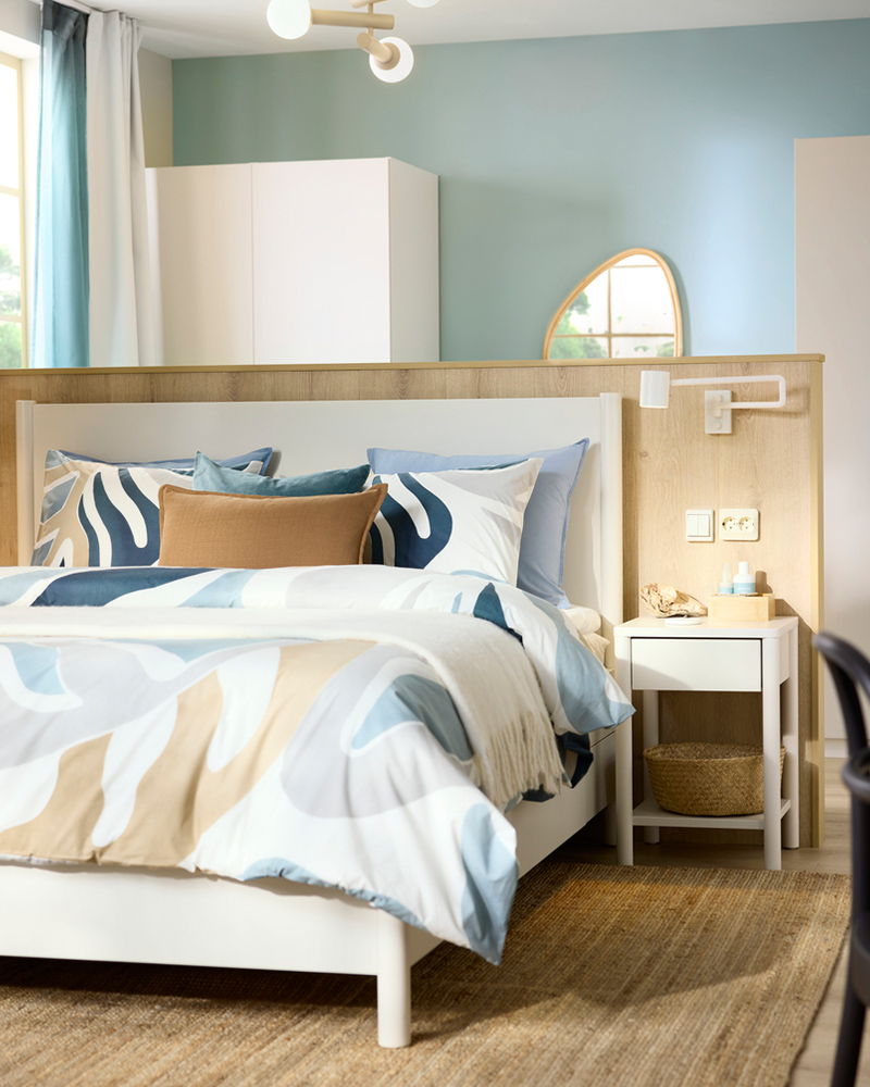 IKEA-plaj havasi ile tasarlanmis otel odasi 9