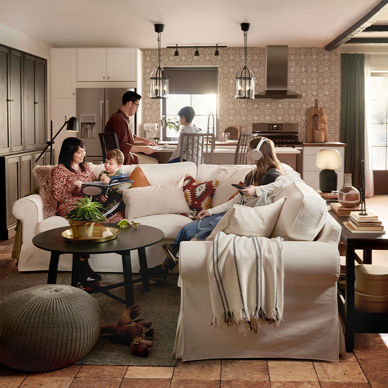 IKEA-salon dekorasyonu 10