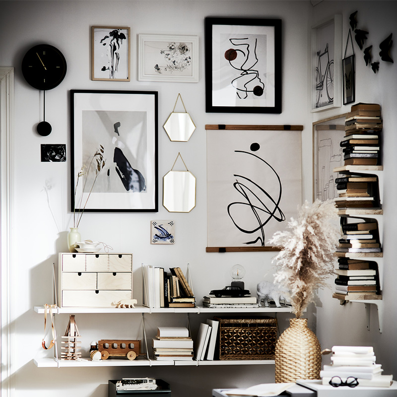 IKEA-sanat eserleriyle bir galeri duvari olusturun 6