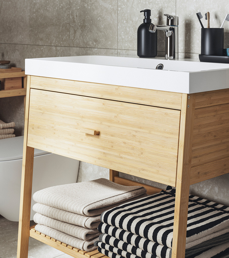 IKEA-modern bir banyo 2
