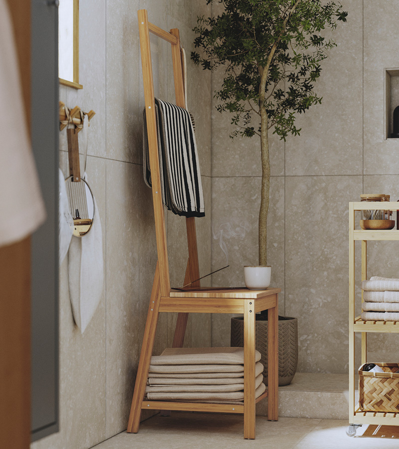 IKEA-modern bir banyo 6