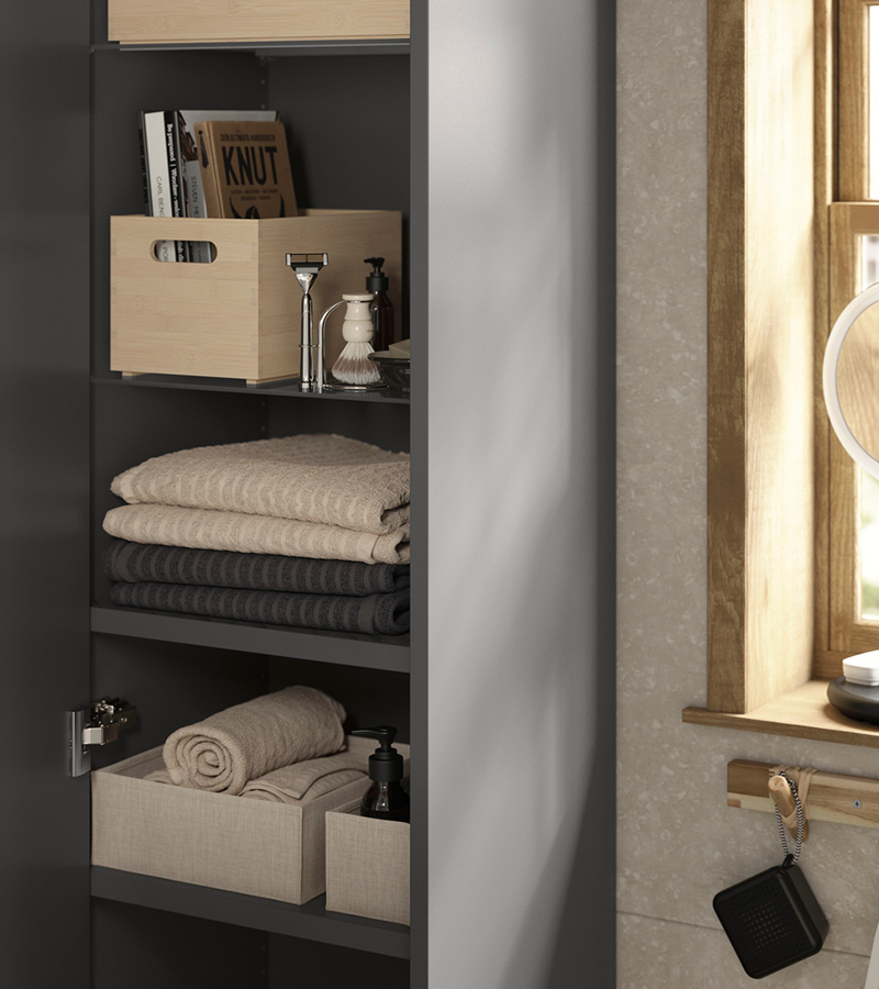 IKEA-modern bir banyo 7