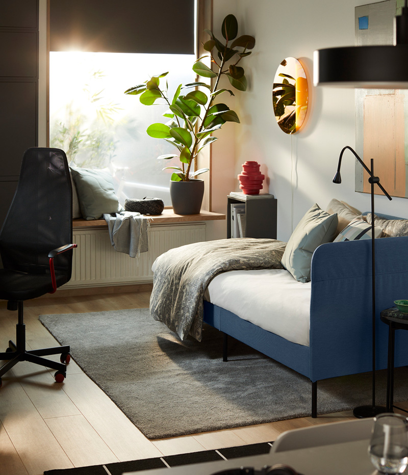 IKEA-tarz sahibi bir oyuncu icin kucuk studyo daire 03