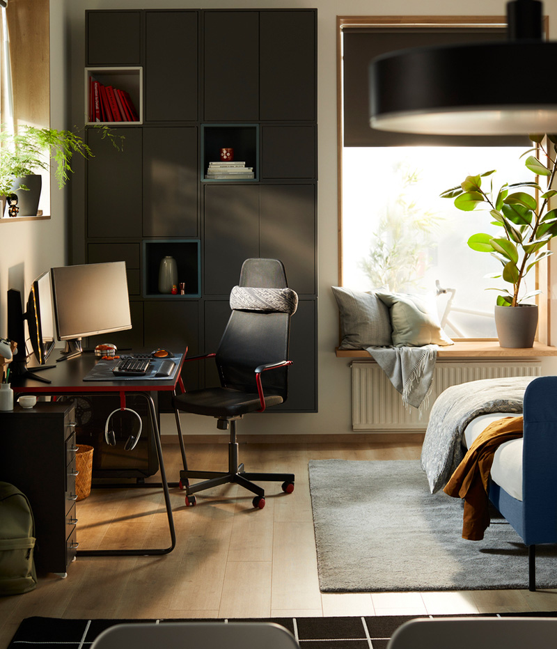 IKEA-tarz sahibi bir oyuncu icin kucuk studyo daire 09