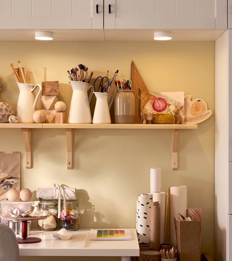 IKEA-islevsel bir oturma odasi 10