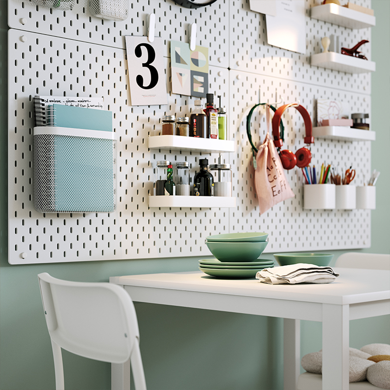 IKEA-yer tasarrufu saglayan fikirlerle buyuk bir mutfak 08