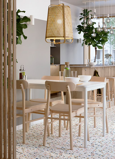 IKEA-ronninge ahsap sandalye