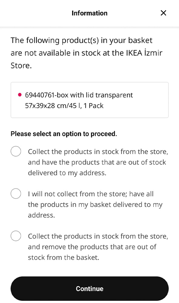 IKEA-teslimat tarihi ve saati tr