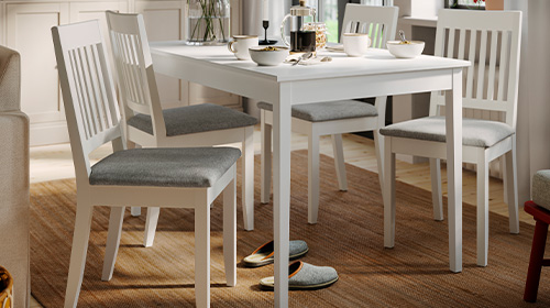 IKEA Beyaz Yemek Masaları