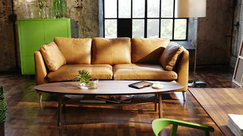 IKEA Leather Sofas