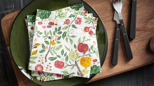 IKEA Desenli Peçeteler