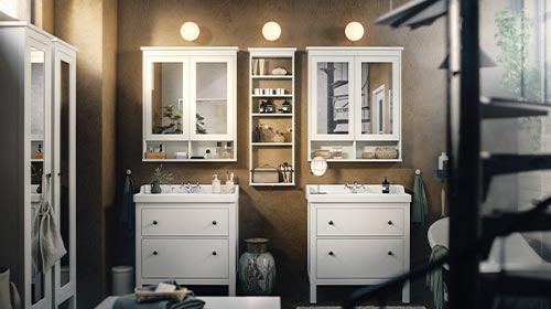 IKEA HEMNES Bathroom Cabinets