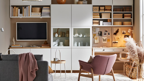 IKEA Oturma Odası Depolama Ürünleri