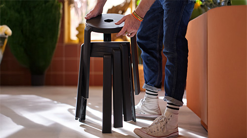 IKEA Plastik Tabureler