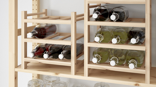 IKEA Bottle Racks