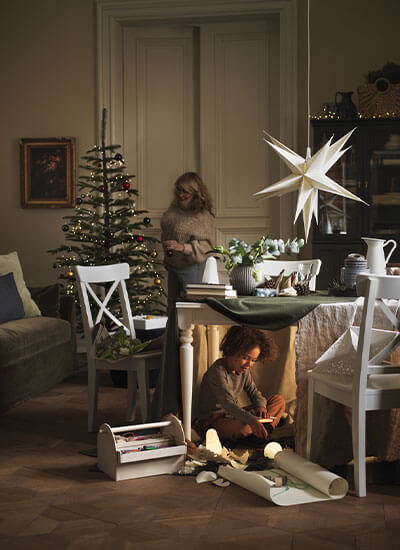 IKEA-ingatorp yemek masasi ingolf ahsap sandalye