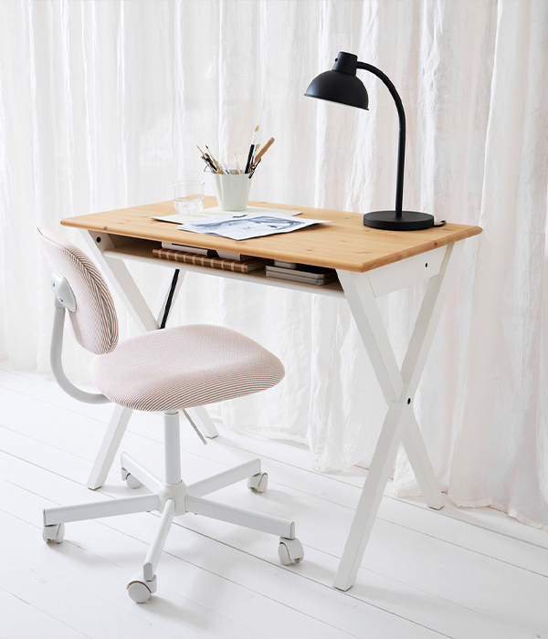 IKEA-bleckberget klovsta calisma sandalyesi