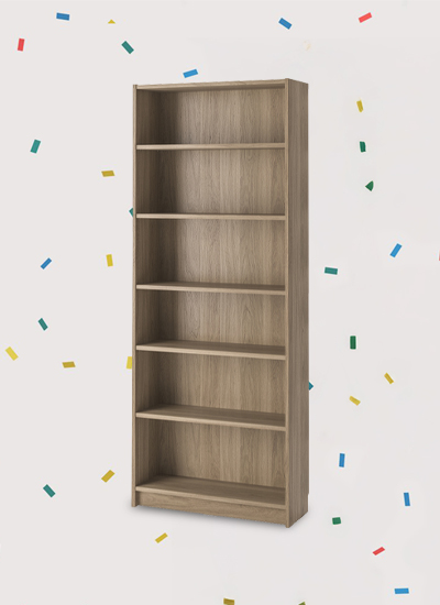IKEA-billy mese gorunumlu kitaplik