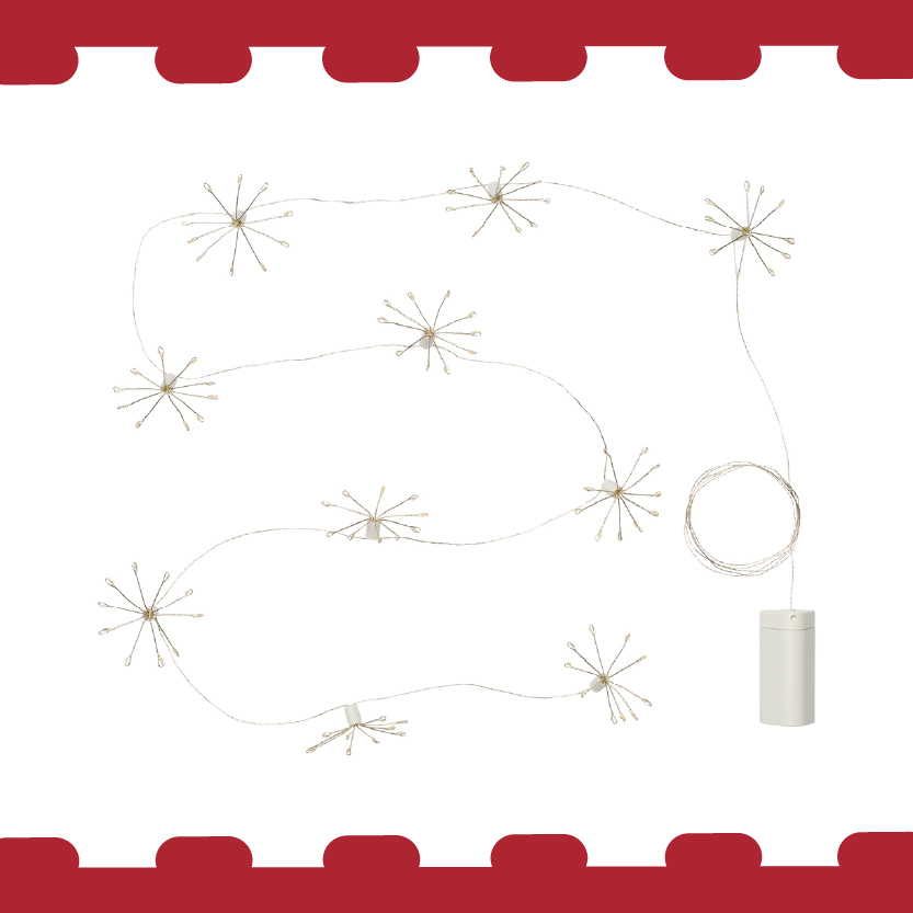 IKEA-dekorasyon hediye ceki strala aydinlatma zinciri