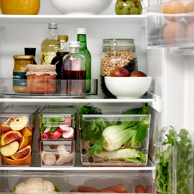 IKEA-klippkaktus seffaf buzdolabi icin saklama sepeti