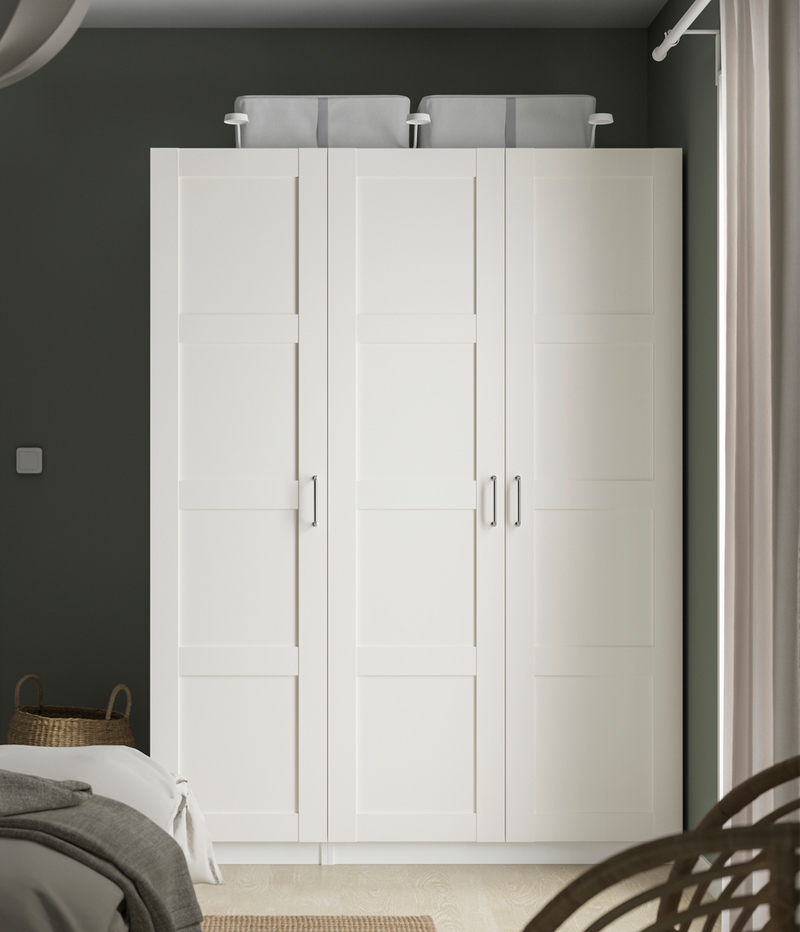 IKEA-pax bergsbo beyaz pax gardirop 2