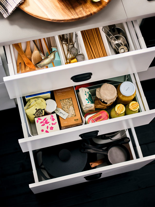 IKEA-dolap ve cekmece duzenleyicileri