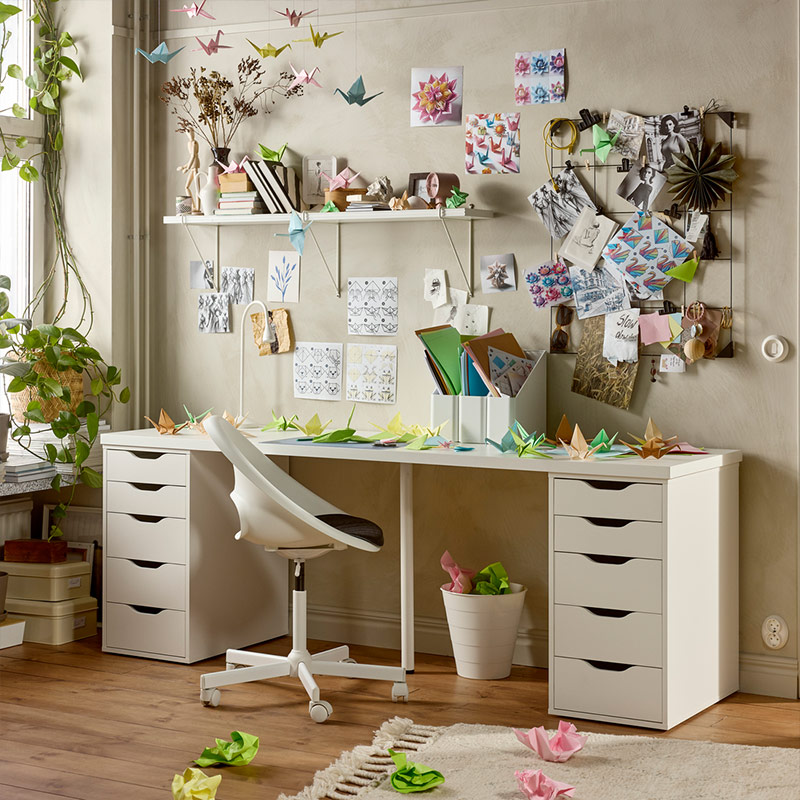 IKEA-alex beyaz keson
