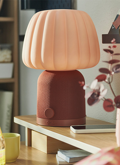 IKEA-kulglass bluetooth hoparlor