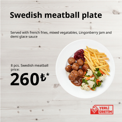 IKEA-restoran avantaj isvec kofte tabagi en