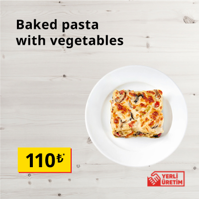 IKEA-restoran avantaj sebzeli firin makarna en