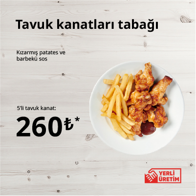 IKEA-restoran avantaj tavuk kanatlari tabagi tr 2a