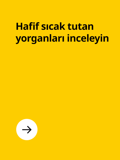 IKEA-hafif sicak tutan yorgan