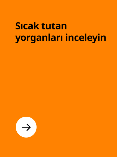 IKEA-sicak tutan yorganlar