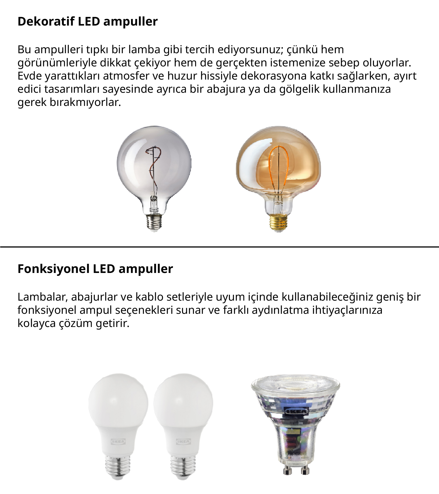 IKEA-ampul türleri app tr 3