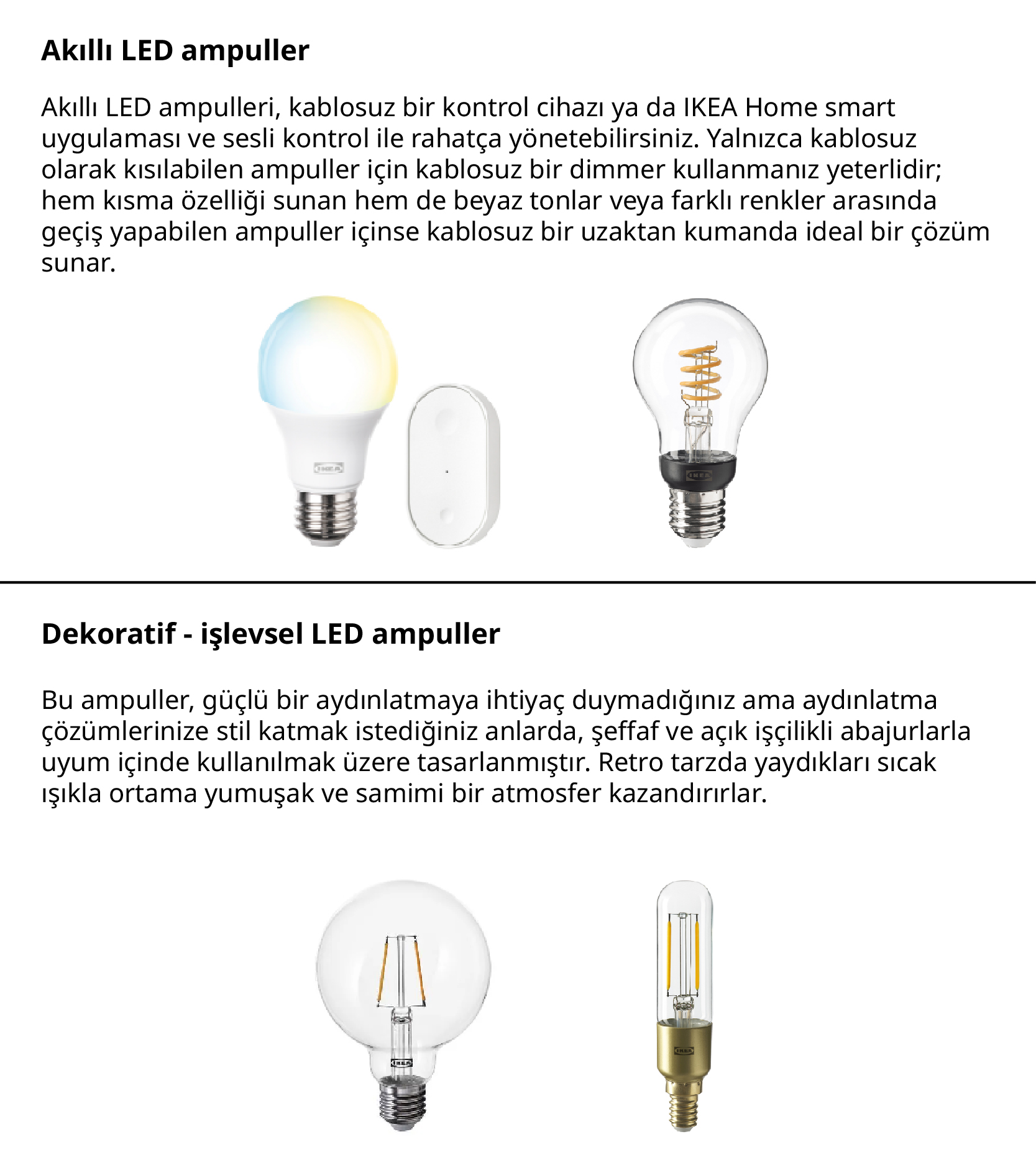 IKEA-ampul türleri app tr 4