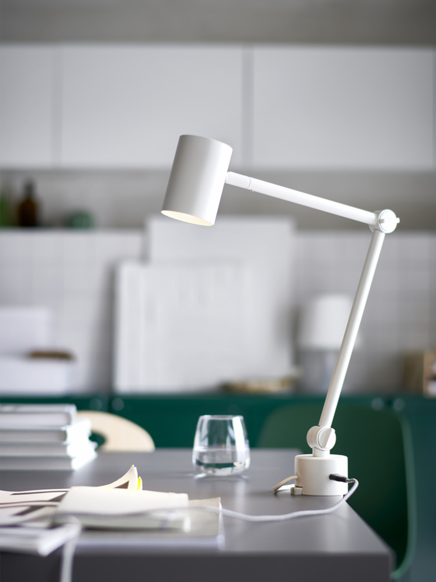 IKEA-nymane beyaz 7 cm calisma lambasi